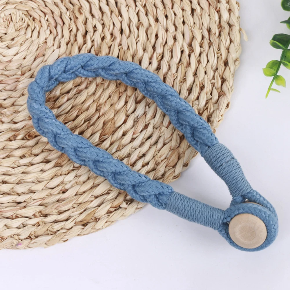 

1Pc Magnetic Curtain Tieback Tie Backs Holdbacks Buckle Clip Strap Magnet Pearl Ball Curtain Hanging Belts Rods Rope Accessoires