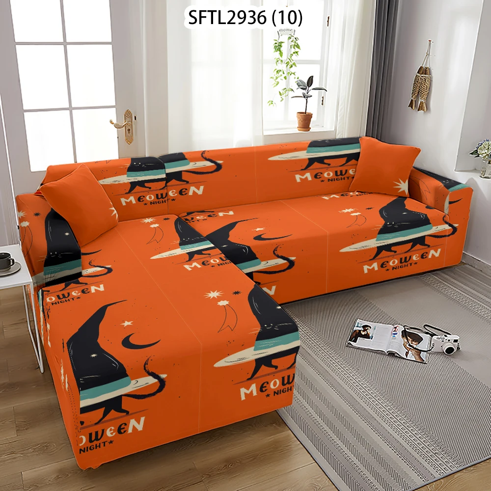 

Merry Halloween Covers For Sofas Skull Pumpkin Cover For Corner Sofa Cover With Angle Sofa Cushion Cover 2 3 Seater Sofa Covers