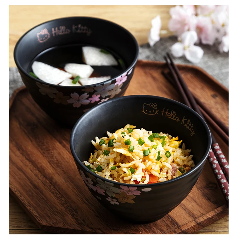 Посуда Керамическая Чаша Блюдо японская Ретро вишневая чаша котенок кухонные