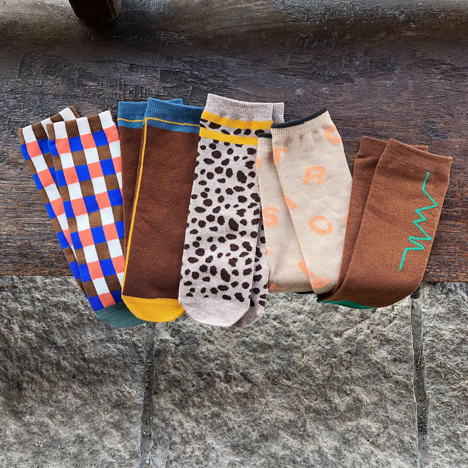 

1 Pair Toddler Fashion Plaid Tube Socks Stylish Kids Cotton Socks For Boys Girls Children Sock Cotton Soft Baby Socks