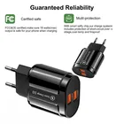 Сетевое зарядное устройство с 2 USB-портами и евровилкой