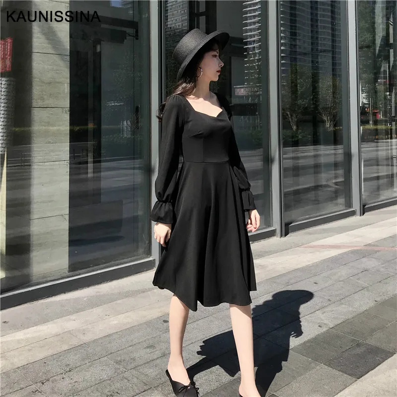 Женские коктейльные платья KAUNISSINA однотонные Вечерние Платья До Колена