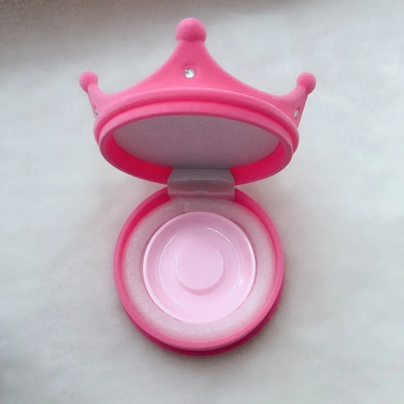 2020 новая коробка в форме короны для упаковки норковых ресниц Индивидуальная