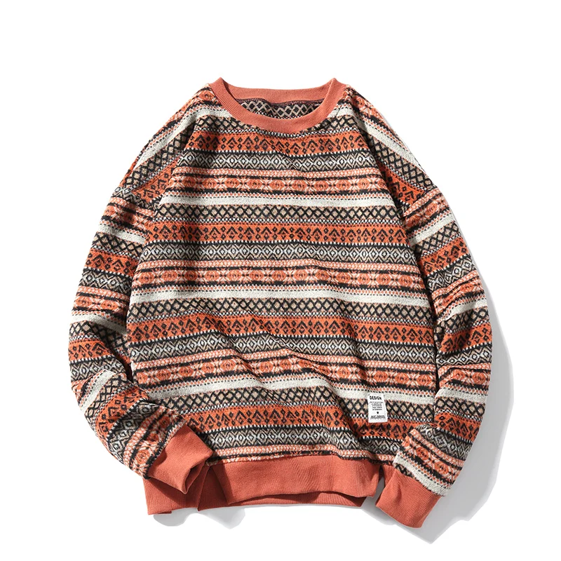 

ZHUISHU 2020 New Men's Sweater Long-sleeved Autumn and Winter Pullover Knitted O-neck Warm Fashion Sweater