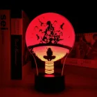 Светодиодный ночсветильник с 3D рисунком аниме, меняющий визуальную иллюзию, настольная лампа с дистанционным управлением, ночсветильник для спальни, подарок на день рождения, лампа для домашнего декора