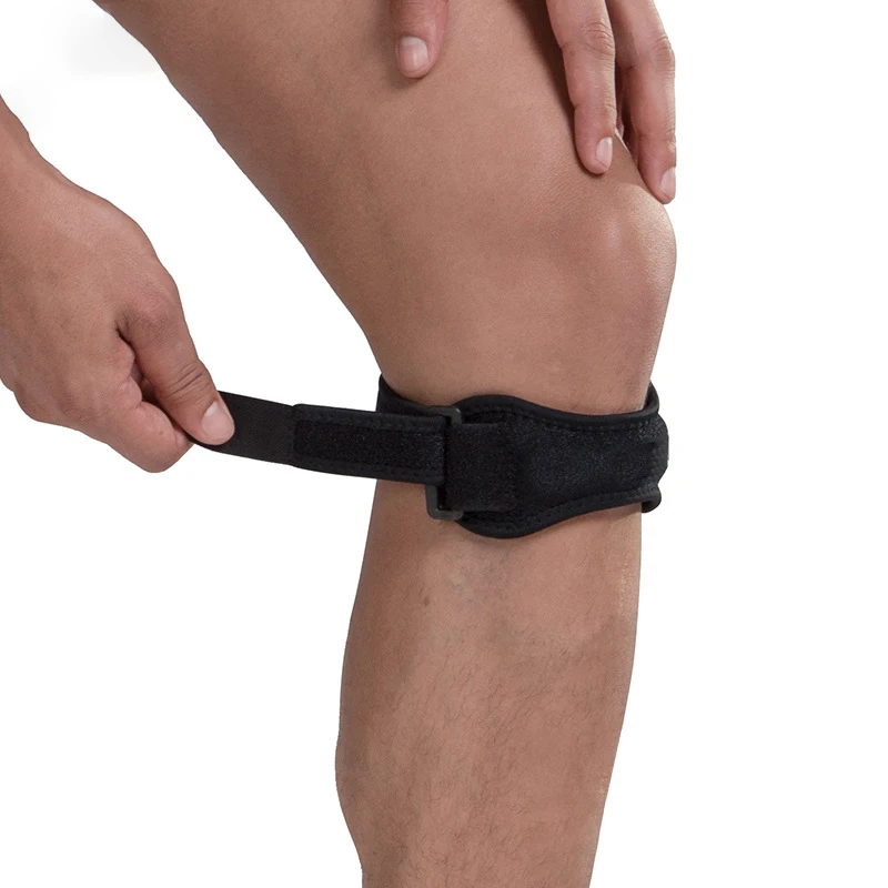 1 шт. Регулируемый Колено Надколенник Поддержка для сухожилий ремешок коленного
