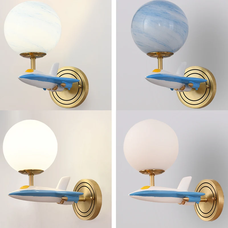 Настенный светильник для детской комнаты зеркальные светодиодные лампы декора