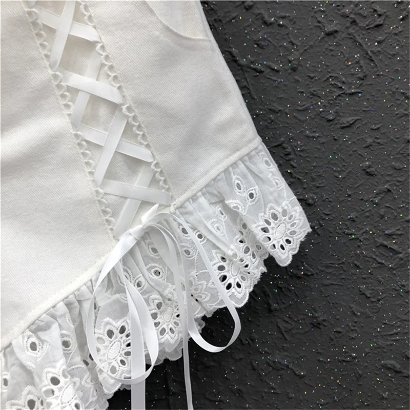 

Korean Fashion Women Hot Shorts Girls Denim Gothic Kawaii Lolita High Waist Cute Lace Up Casual Pink White Black Jeans Shorts