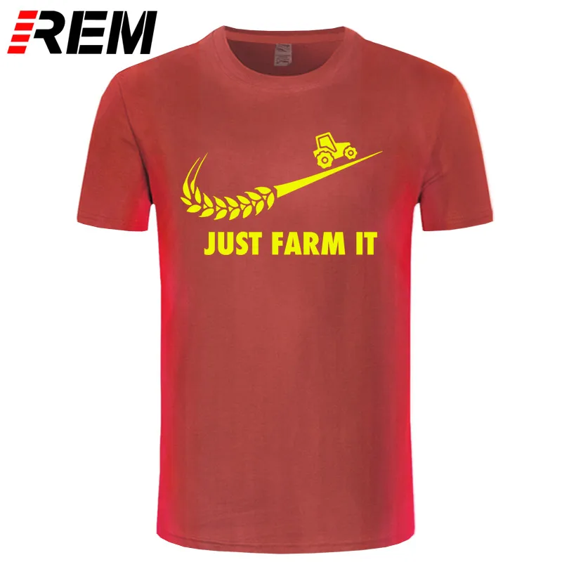 Модная футболка Just Farm It, мужские хлопковые фермерские футболки с круглым вырезом и короткими рукавами, Мужская футболка для сельского хозяйства, топы