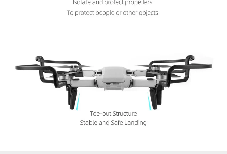 Mavic мини-Пропеллер Защита для Лопасть Винта дрона пропеллер протектор со складным шасси наборы DJI Mavic мини аксессуары