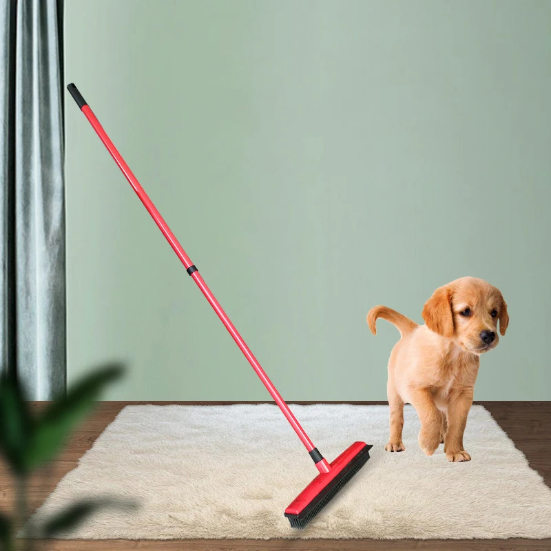 

Floor Hair Broom Dust Scraper & Pet Rubber Brush Carpet Carpet Cleaner er No Hand Wash Mop Clean Wipe Window Tool