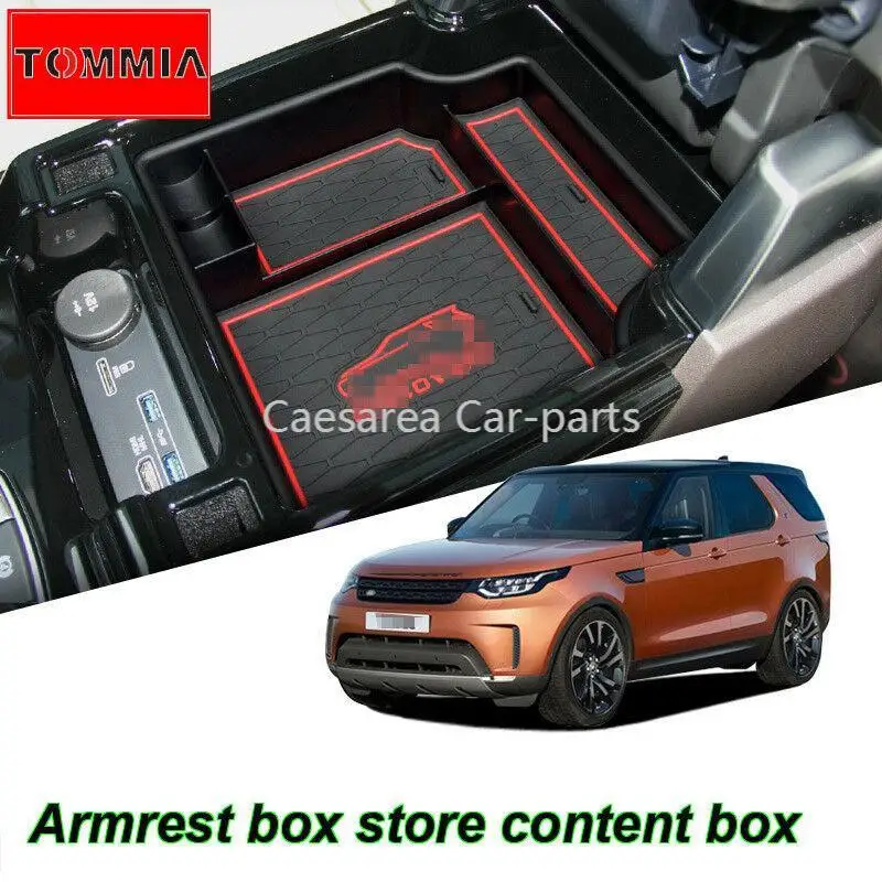 

Interior Console Armrest Storage Box Organizer Holder For Land rover discovery 5