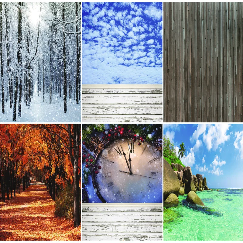 

Vinyl Custom Photography Backdrops Prop Wooden Planks Theme Photography Background KS200214-01