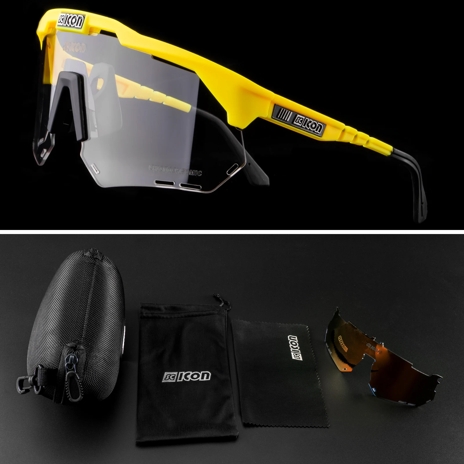 

Photochromic Cycling Sunglasses Men UV400 Goggles MTB Sports Road Bike Eyewear Outdoor Bicycle Glasses Mountain Cycling Glasses