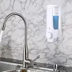 Бытовой дозатор для мыла в туалете, настенный дозатор для жидкого мыла, для кухни, ванной, отеля, офиса, здания, семьи