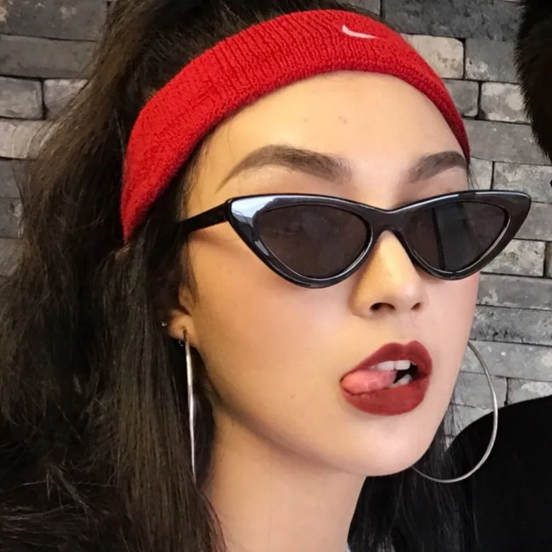 

Vintage Cat Eye Sunglasses Women Sexy Retro Small Cateye Sun Glasses Brand Designer Colorful Eyewear For Female Oculos De Sol