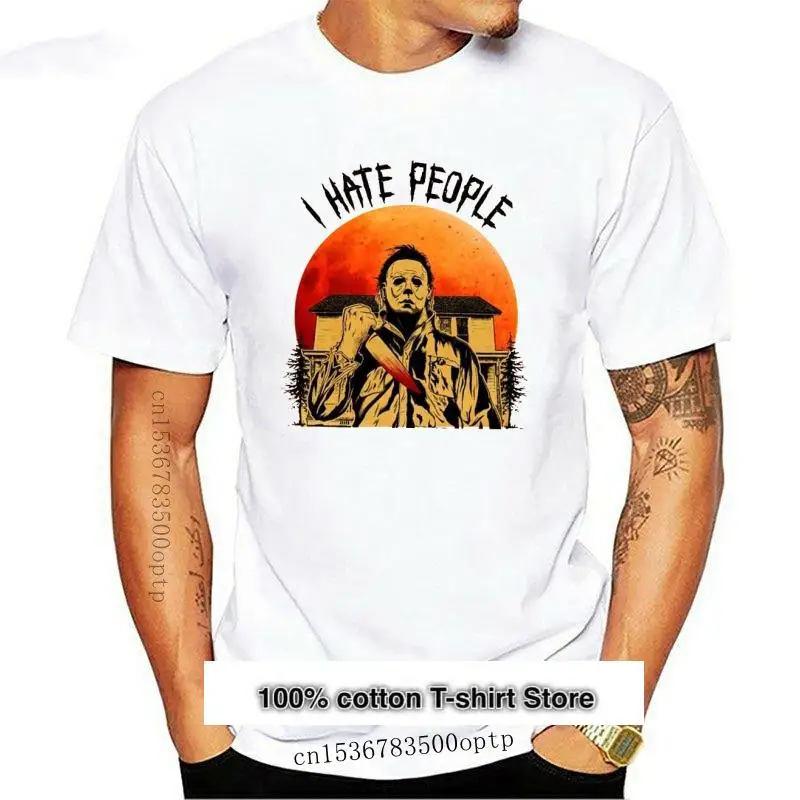 

Camiseta de Halloween de New Myers Michael I Hate People