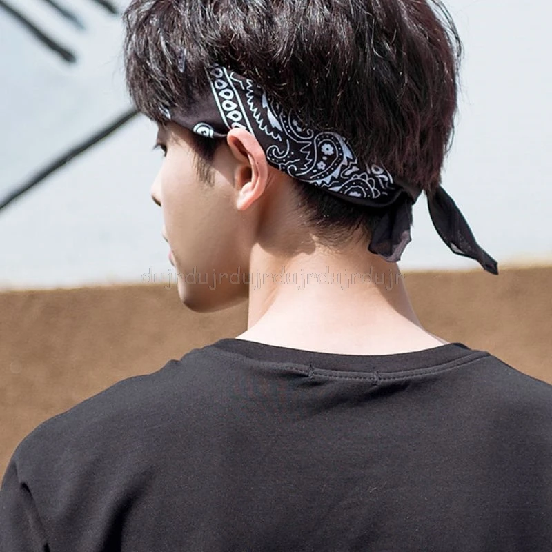 Носовой платок в этническом стиле хип хоп бандана 15 цветов Ретро стиль цветочный