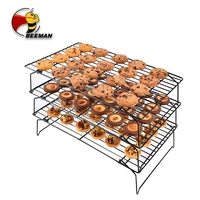 beeman stainless steel nonstick cooling rack cooling grid baking tray for biscuitcookiepiebreadcake baking rack hot sale