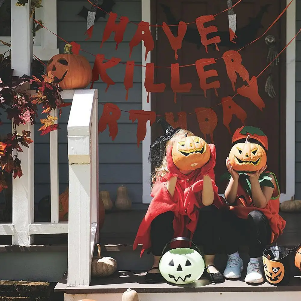 

Ножи Хэллоуин с кровью, тянущийся флаг, украшение из бумаги, ужас, призрак, хеллоуин, украшение для вечеринки, для дома Z3i1