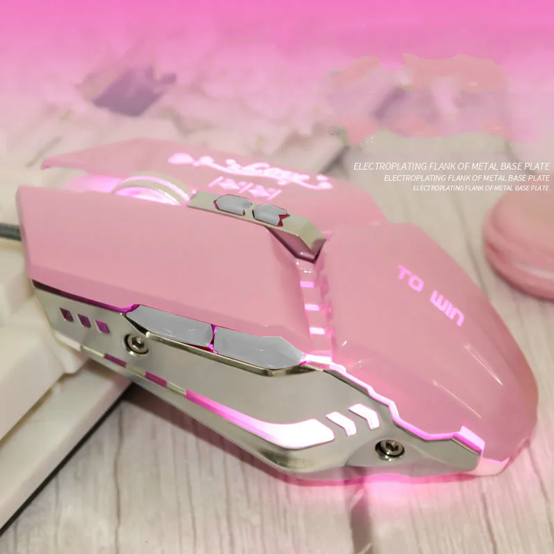 Проводная игровая мышь Usb металлическая Механическая Макросъемка компьютерная