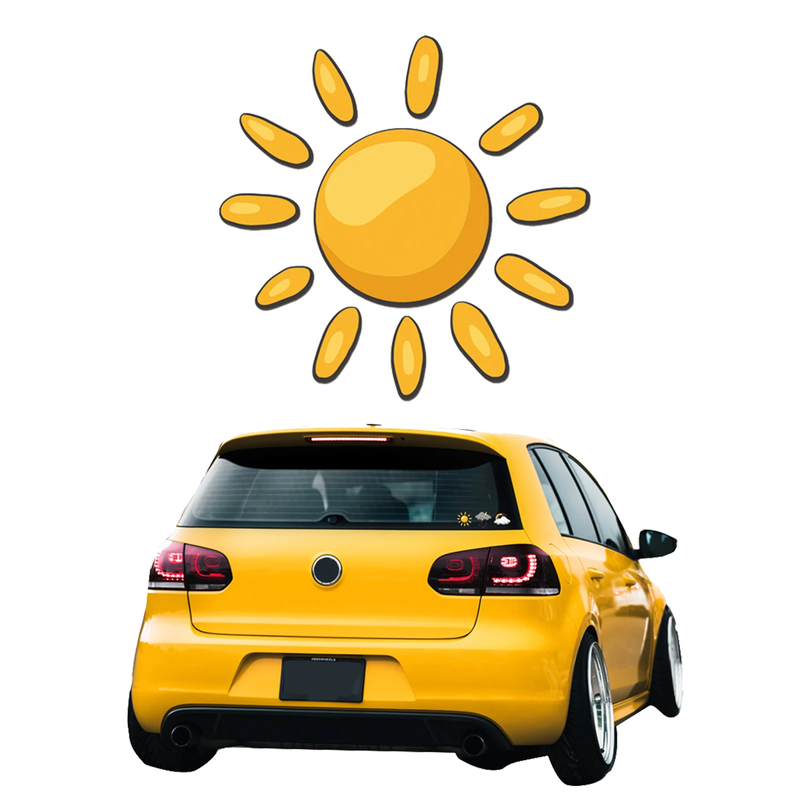 

Car Sticker Rainbow Sensual Lip Auto Vinyl Decal Car Window Sticker Motorcycle Body Scratches Self-Adhesive Sticker Accessories