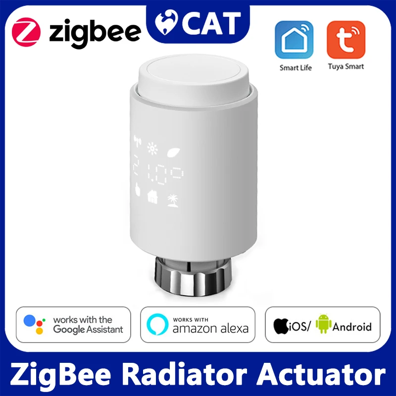 

Термостат Tuya ZigBee программируемый с помощью Голосового контроллера Alexa