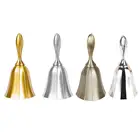 Металлический колокольчик для ужина в отеле, рождественский подарок, Колокольчик для вызовов, барная стойка, обеденный стол, колокольчик, звуковой колокольчик, Рождественский подарок