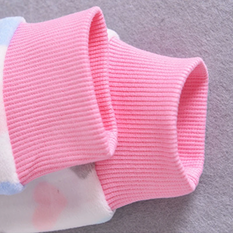 Рождественская осенняя одежда для малышей Мягкие флисовые комбинезоны