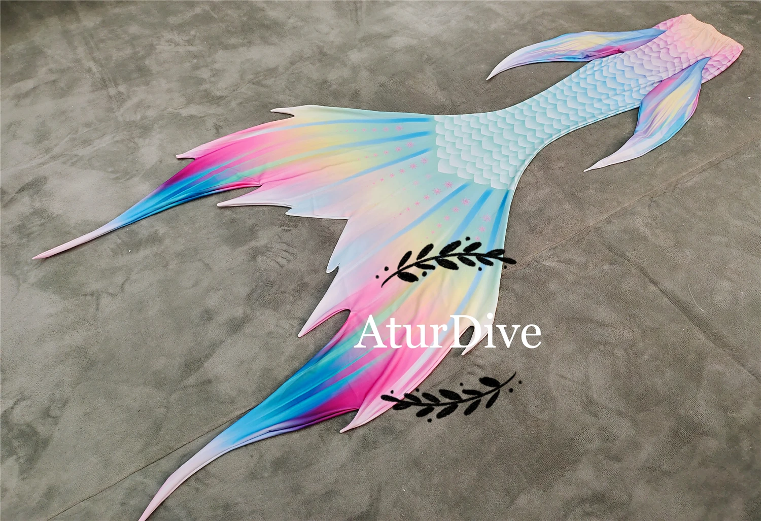 Professional  swimsuit Mermaid aquarium performance suit  course training adult children custom size Can wear large Mermaid fins