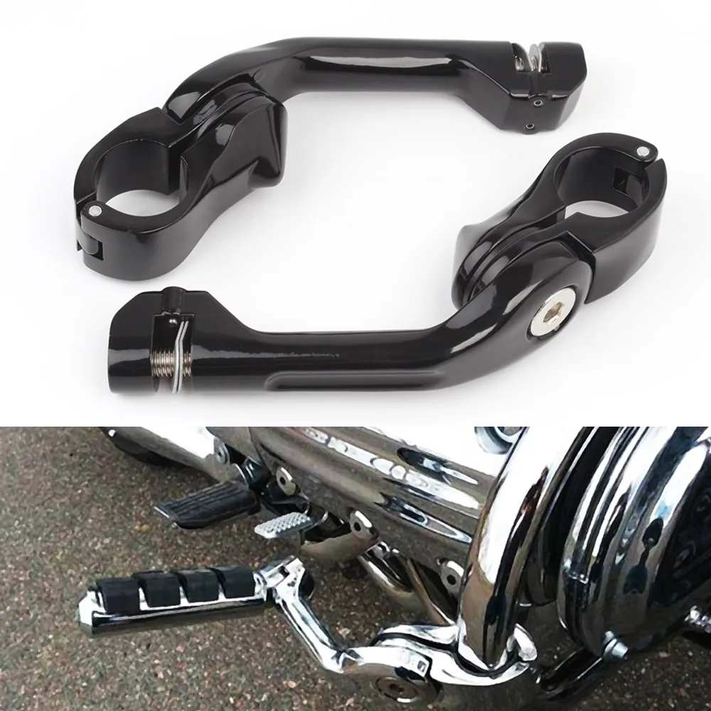 

Motorcycle Foot Pegs Pedals Folding Footrests Clamps 32mm For Harley Honda Yamaha Suzuki Cruiser Bobber Cafe Racer Universal