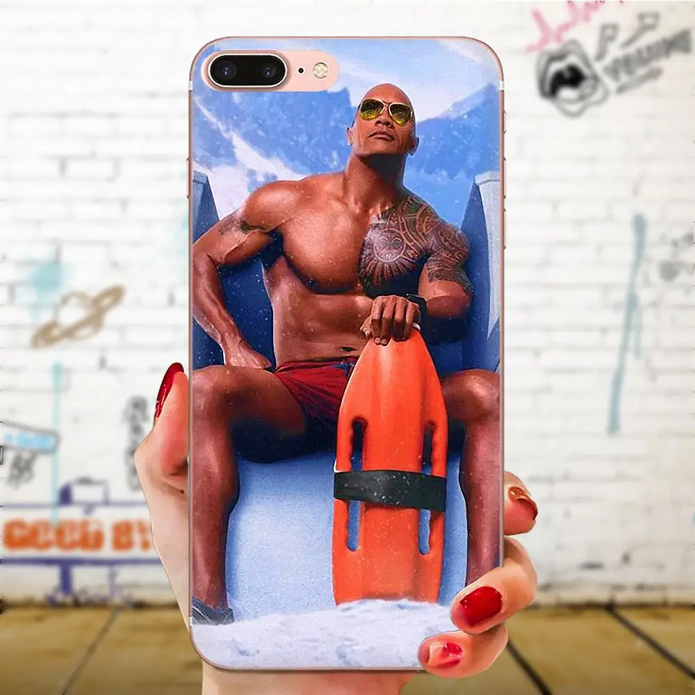 Мягкий ТПУ Стильный чехол Rock Dwayne Johnson для Huawei Honor 4C 5A 5C 5X 6 6A 6X 7 7A 7C 7X 8 8C 8S 9 10 10i 20 20i Lite