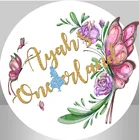 Круглый фон для фотосъемки с бабочками и цветами Sensfun для вечеринки в честь Дня Рождения