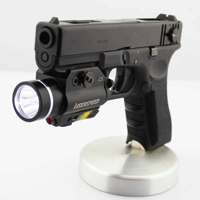 Тактический зеленый точечный лазерный прицел и фонарик Пикатинни Вивера для