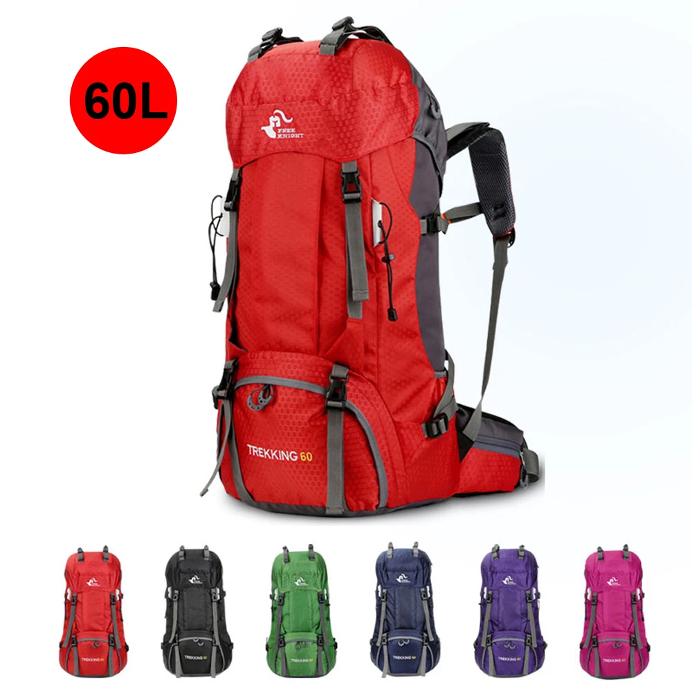 

New 50L & 60L Outdoor Backpack Camping Climbing Bag Waterproof Molle Hiking Mountaineering Backpacks Sport Climbing Rucksack