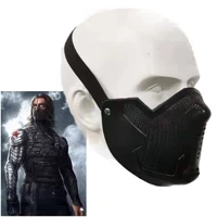 captain 2 cold soldier james buchanan bucky barnes cosplays latex mask anime masks superhero robotic arm playing role masques