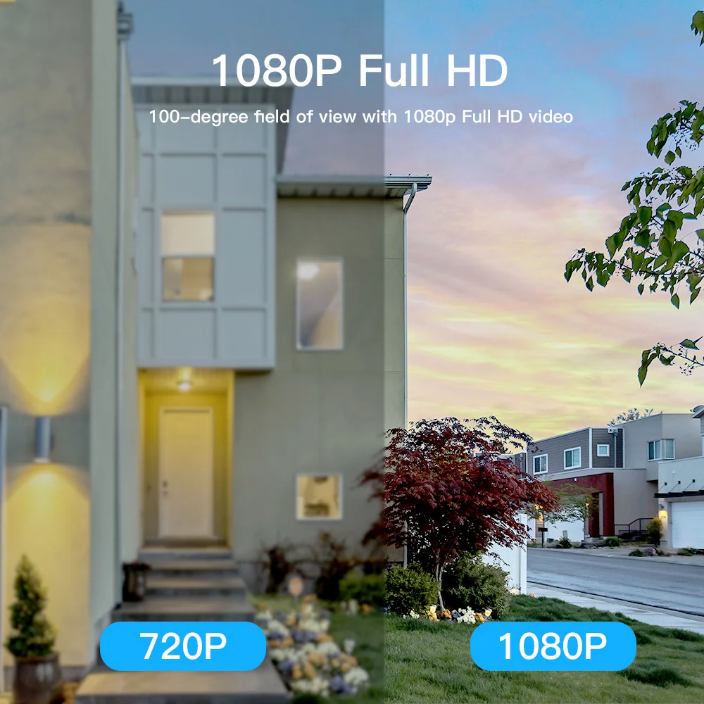 Wi-Fi IP камера безопасности 1080P аккумуляторная батарея беспроводной безопасности камеры наблюдения Открытый ipcam cam