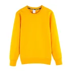 Осенняя модная мужская одежда Zuolunouba, Мужской свитшот, флисовый свободный желтый пуловер с круглым вырезом и надписью в стиле Харадзюку, 2019