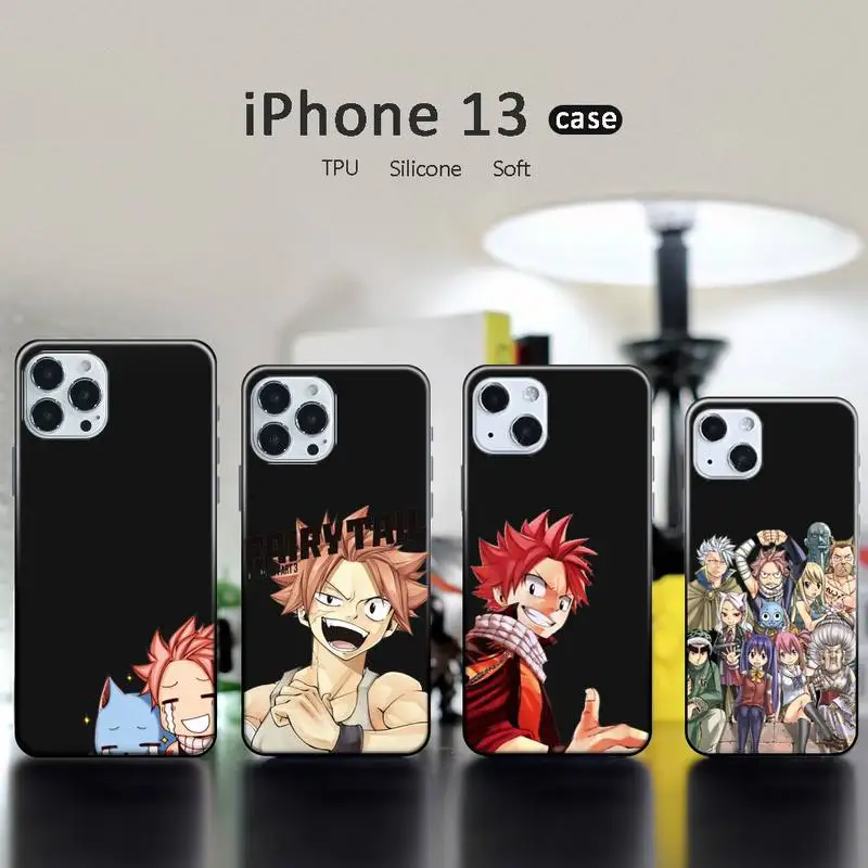 

Anime Fairy Tail Phone Case for iPhone 13 12 11 mini pro XS MAX XR 8 7 6 6S Plus X 5S SE 2020