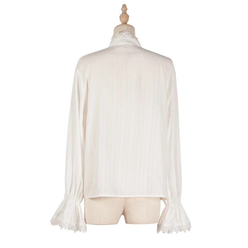 

2020 Autumn Spring Blouse for Woman Office Ladies Solid Female Shirts Turn Down Collar Long Flare Sleeve Elegant Ladies Tops