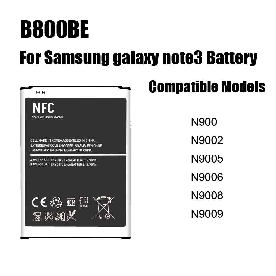 Аккумулятор PINZHENG для Samsung Galaxy S4 S5 S6 Note 3 4 B800BE B600BC EB BN910BBE BG900BBC BG920ABE|Аккумуляторы