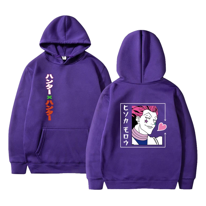 

Cartoon Hisoka Hoodies Fashion Men Women Sweatshirts Casual Hooded Harajuku New Sports Hoodie Print Hisoka Sweatshirts Pullover