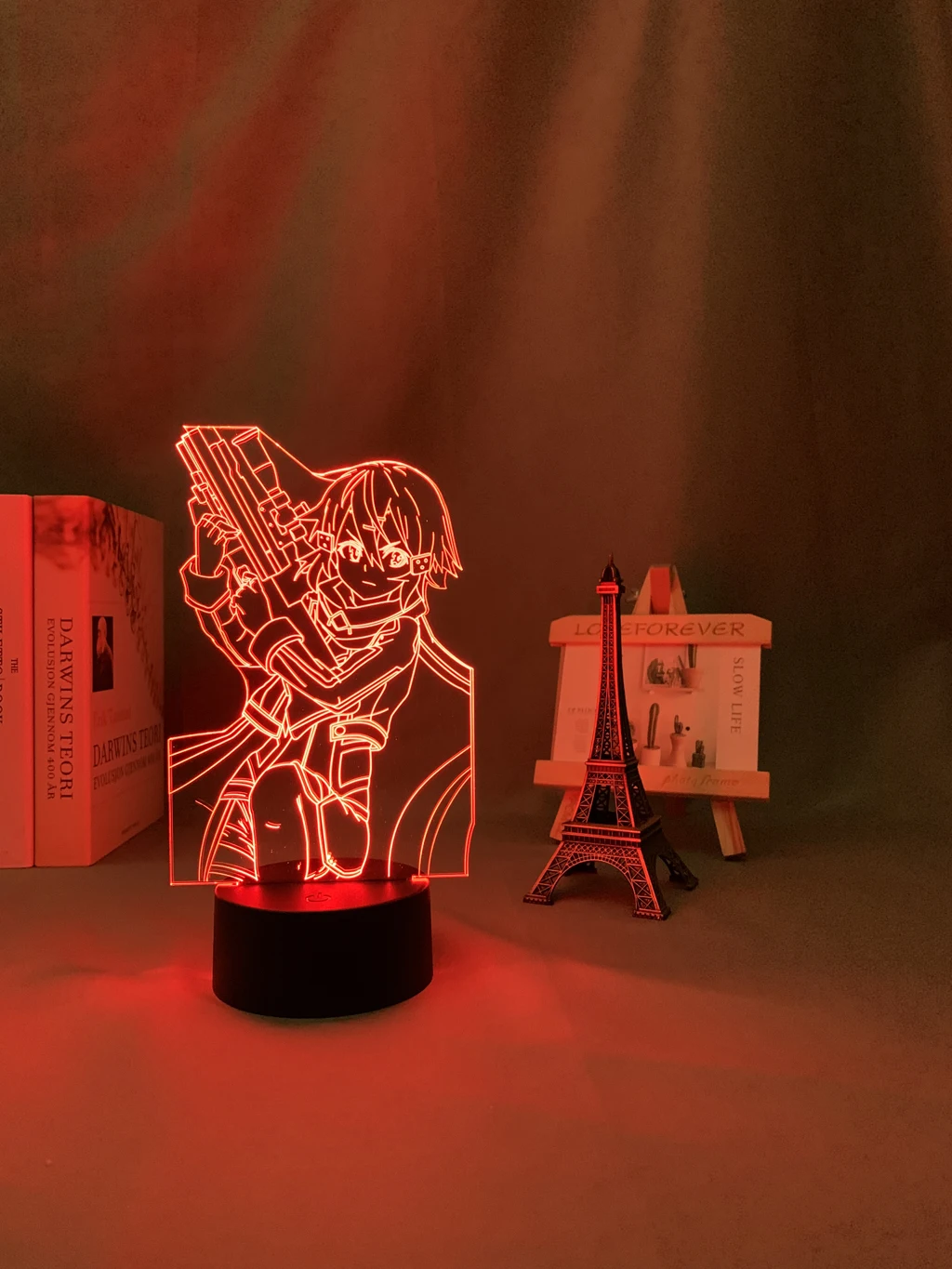 3d светодиодный светильник с рисунком из аниме мастера меча онлайн фигурка Синон