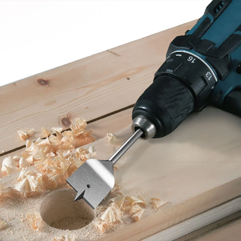 

6pcs/Set Wood Flat Drill Set High-Carbon Steel Flat Drill Woodworking Spade Drill Bits Woodworking Tool Sets 10,12,16,18,20,25mm