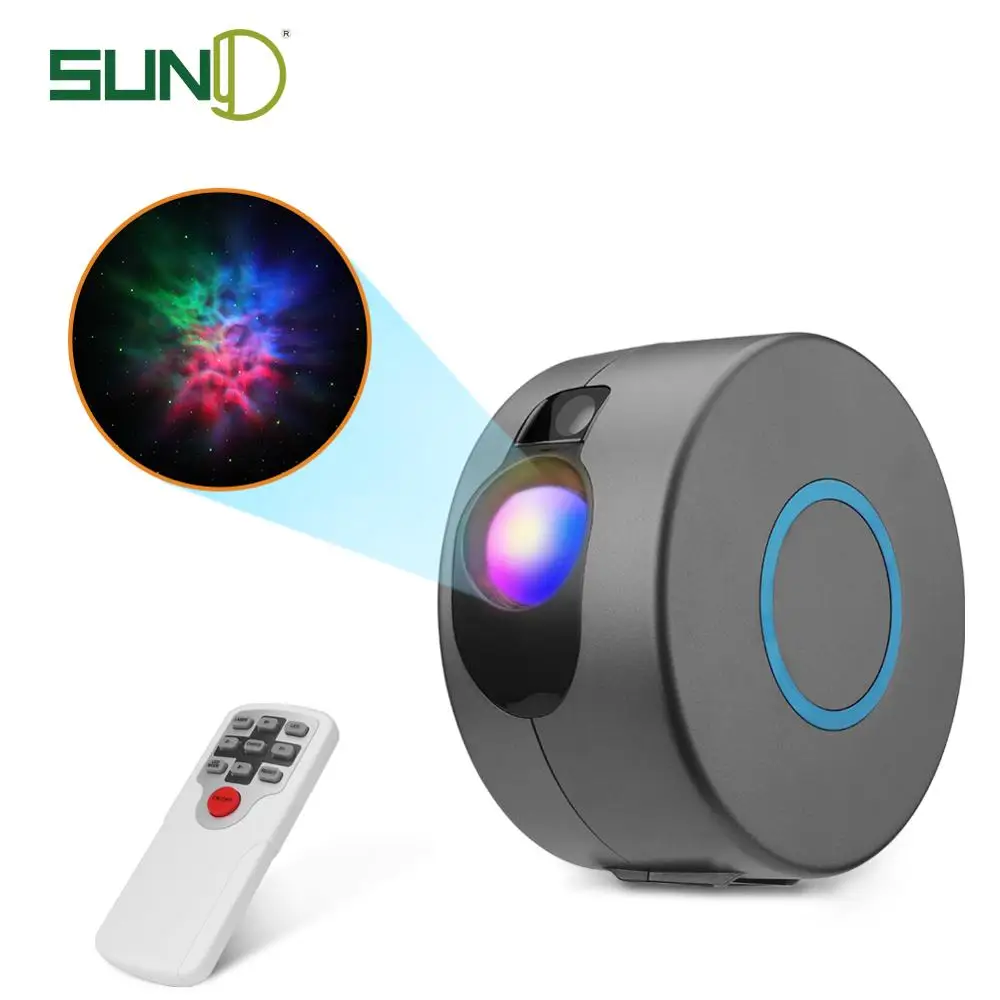 SUNY Colorful Aurora Starry Sky Projector Light Green Static Stars Laser w/RGB LED Nebula Cloud Romantic Night R | Лампы и освещение