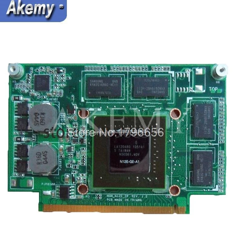Для For Asus N75S N75SF N55SF N75SL N55SL GeForce GT 555M GT555M N12E GE2 A1 VGA Видеокарта 2 Гб ноутбук 100%
