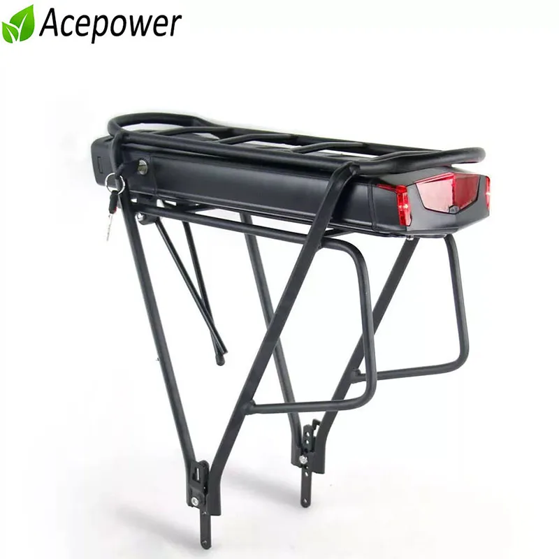 Задняя стойка ebike батарея 36V 14.5Ah батареи для электрического велосипеда с 2 слоями