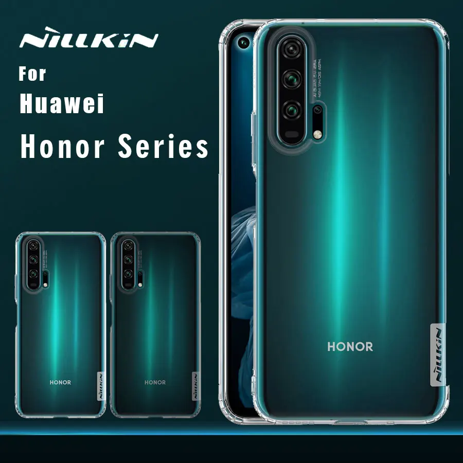 Чехол Nillkin для Huawei Honor 20 Pro 10 9 Ультратонкий силиконовый чехол из ТПУ 0 6 мм чехлы