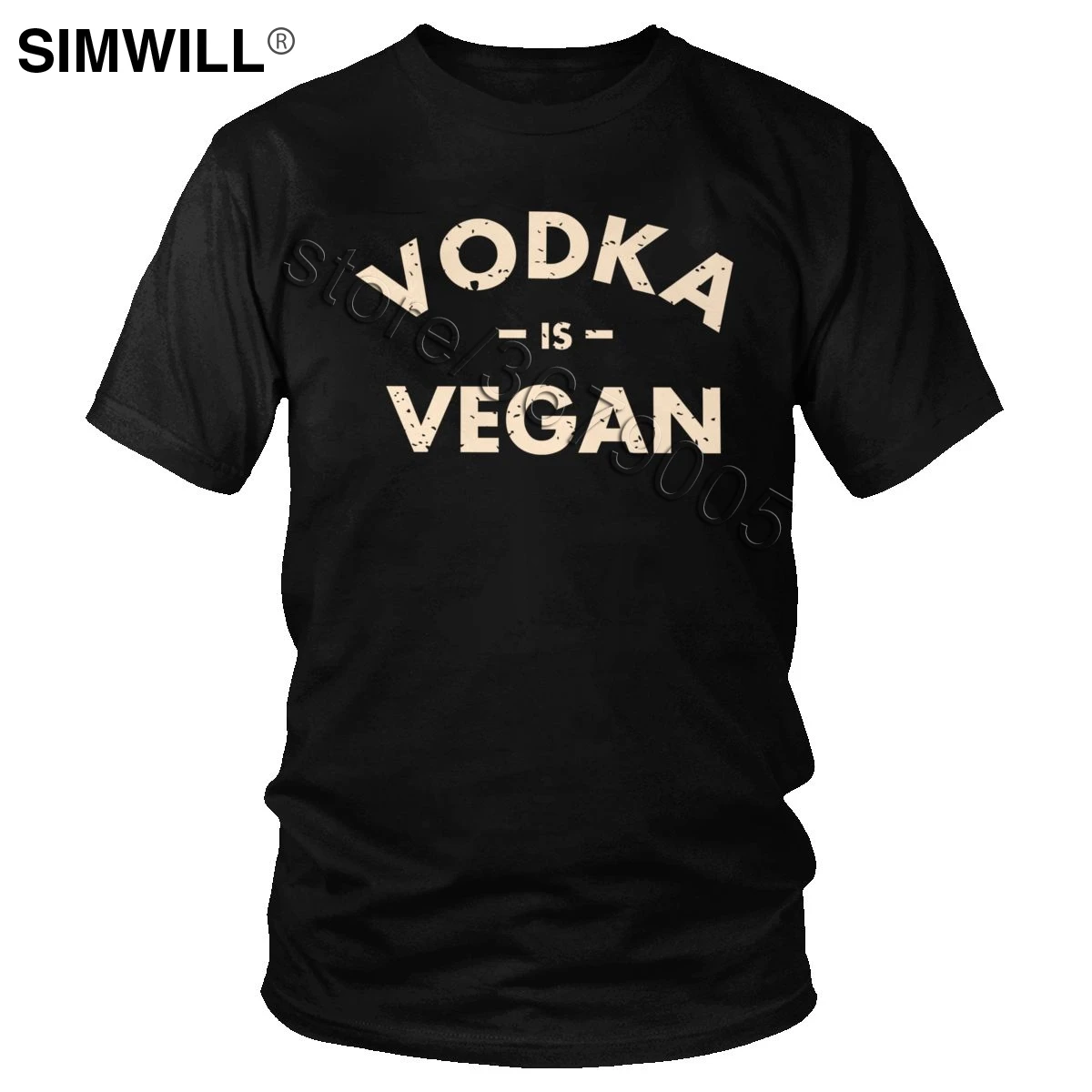 Тренд в футболка водка веганских материалов для мужчин забавные цитаты футболки