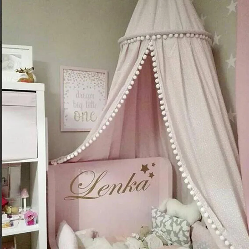 

Hairball Lace Dome Children's Tent Bed Hanging Baby Mosquito Net Bed Net Game Room Decoration